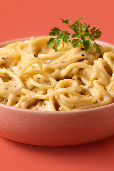 Spaghetti Crème und Pfeffer Spaghetti Crème und Pfeffer