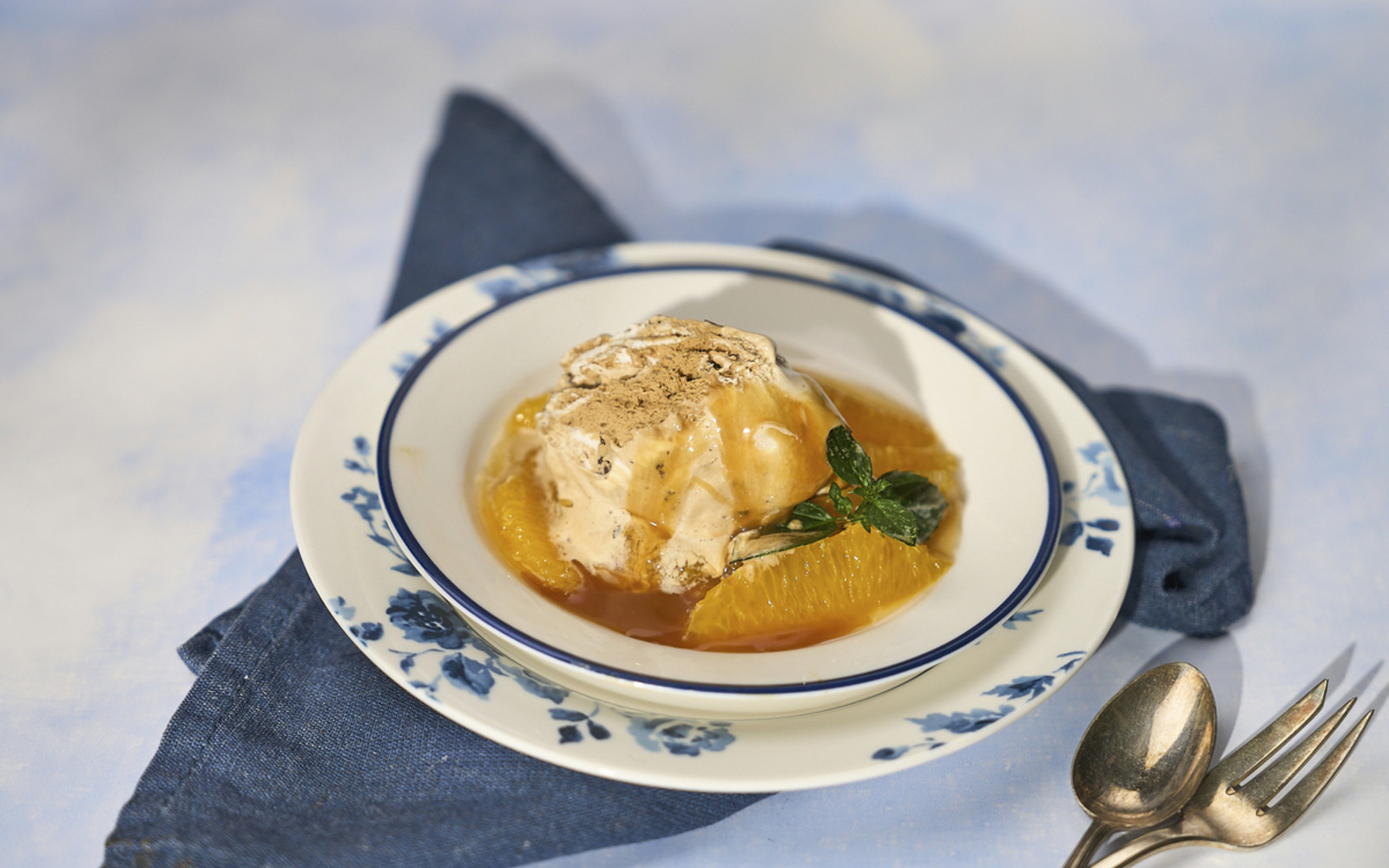 Espresso Crema Eis a la Suzette - Rezept von Johann Lafer