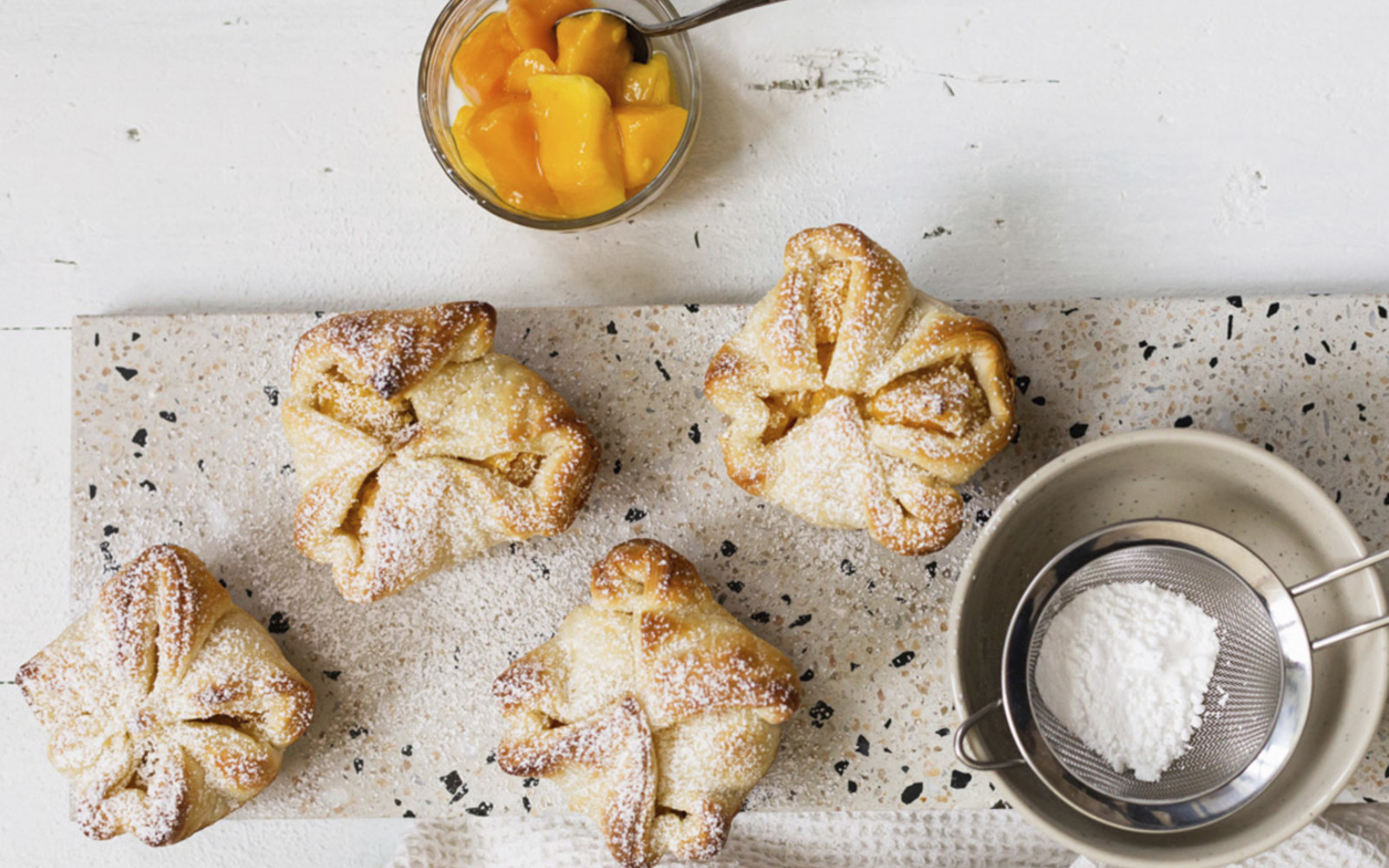 Mango Blätterteig Törtchen