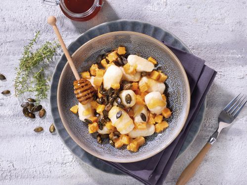 Kürbis-Gnocchi Pfanne
