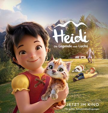 Kinoplakat "Heidi und die Legende vom Luchs"