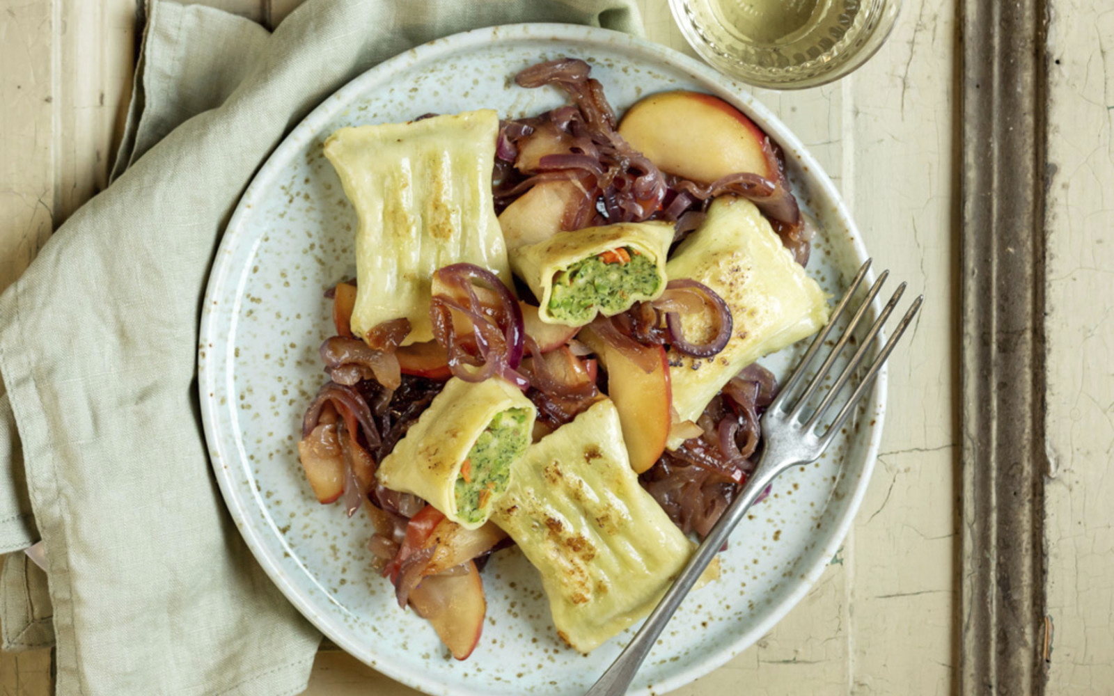 Geschmälzte BIO-Maultaschen