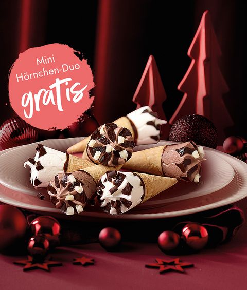 Bestellen und Mini Hörnchen Duo gratis erhalten