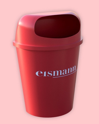 eismann Mülleimer ohne Deckel