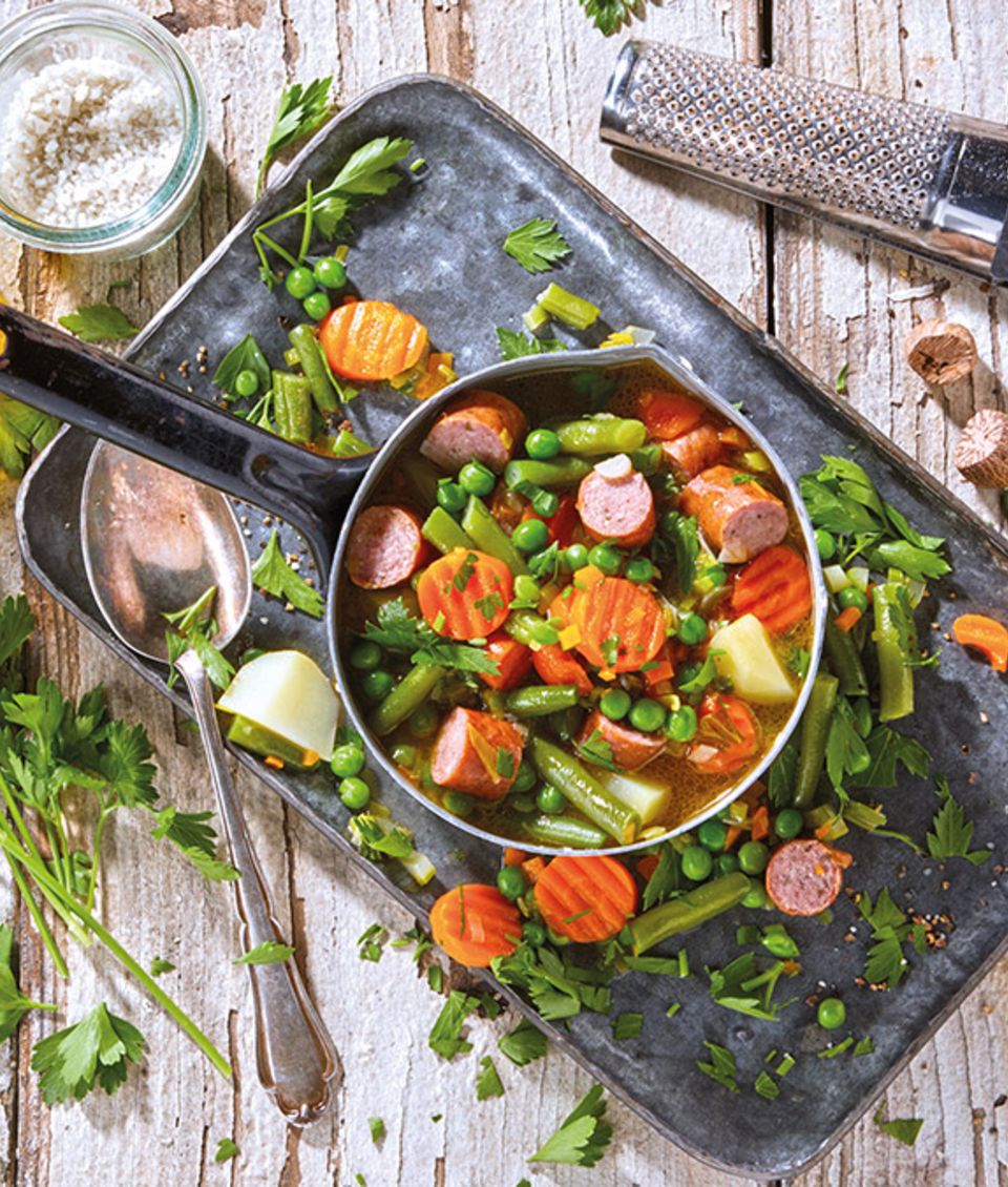 Gemüseeintopf quer durch den Garten - Rezept