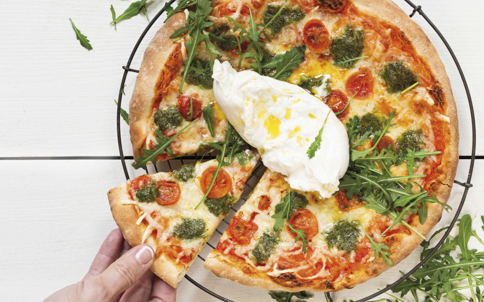 Pizza Burrata Rucola