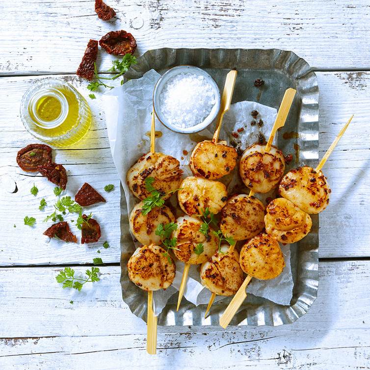 Rezeptbild Gegrillte Jakobsmuscheln