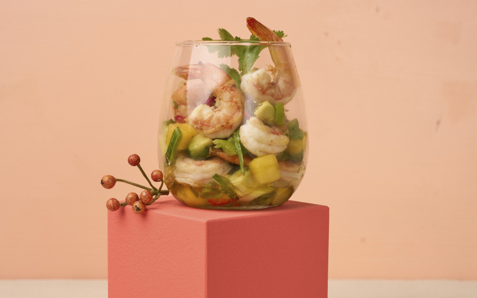 Garnelensalat mit Mango