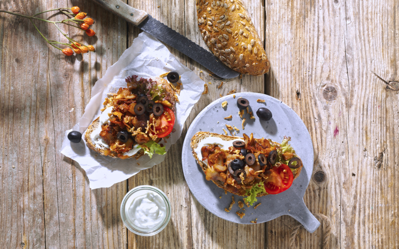 Smørrebrød Hähnchenzauber Morgenland