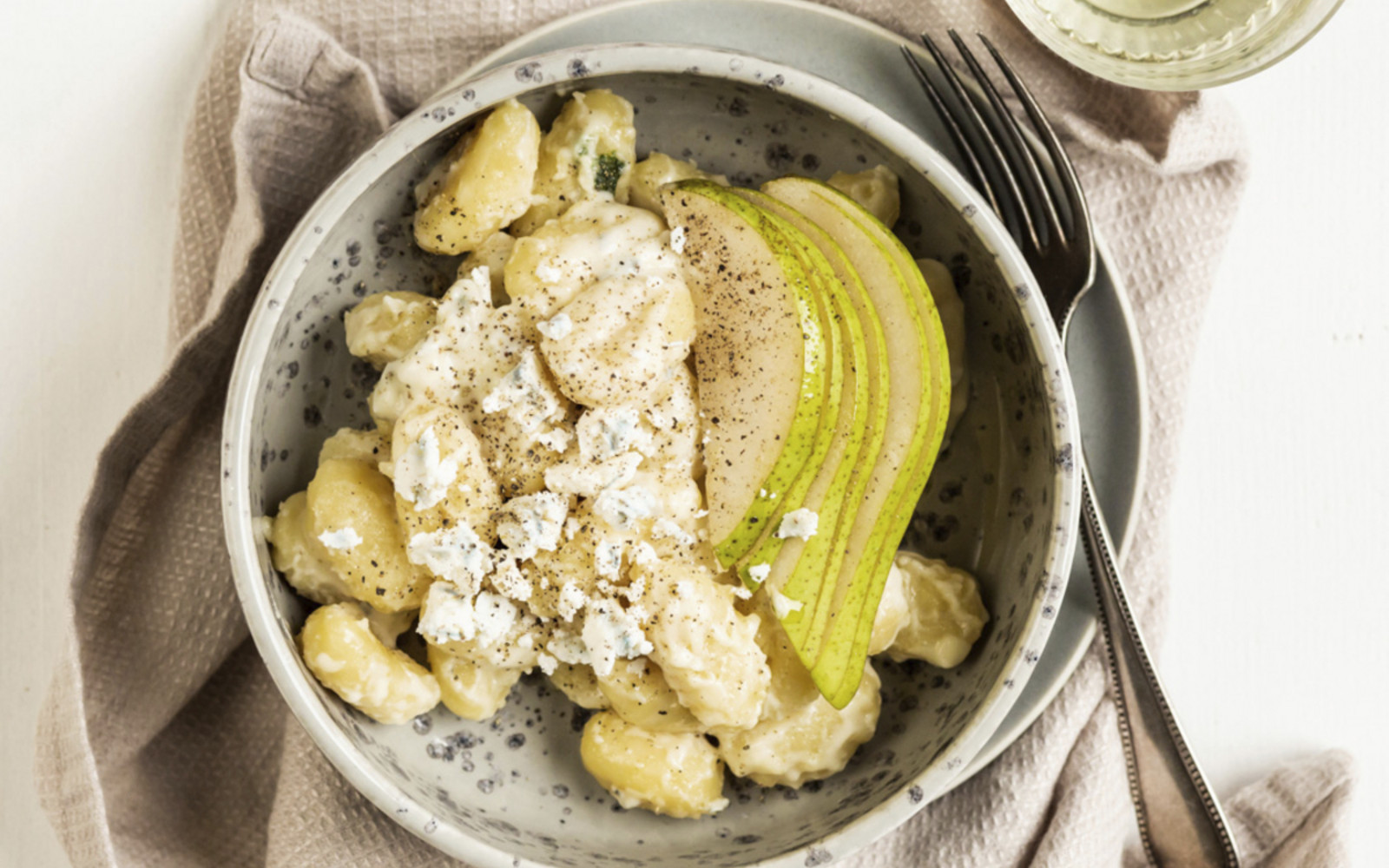 Gnocchi Gorgonzola Birne