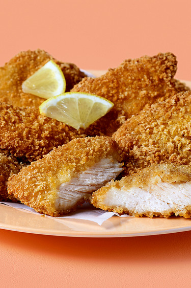 Kombi Mini-Hähnchenschnitzel „Panko“ & Bunter Gemüseteller