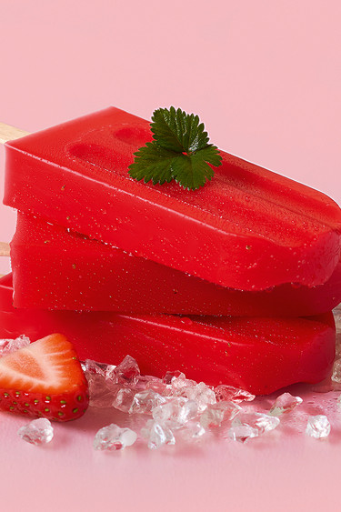 40123 Erdbeer Sorbet Stiel