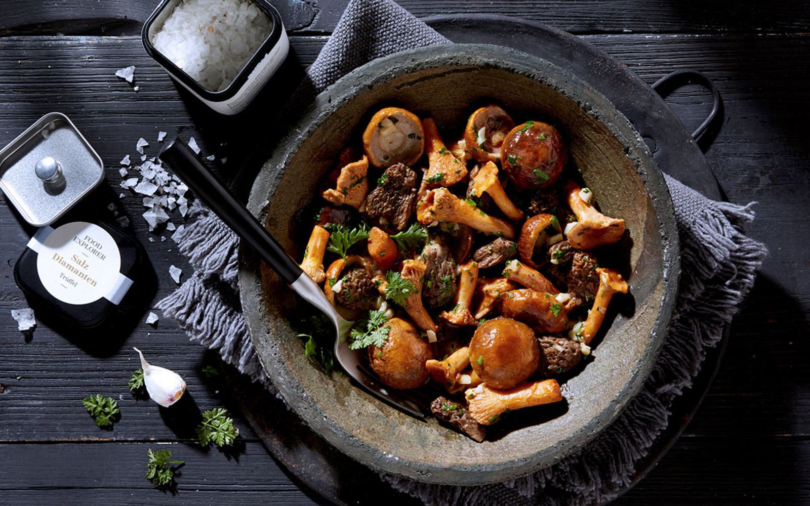 Getrüffeltes Wildpilz Ragout