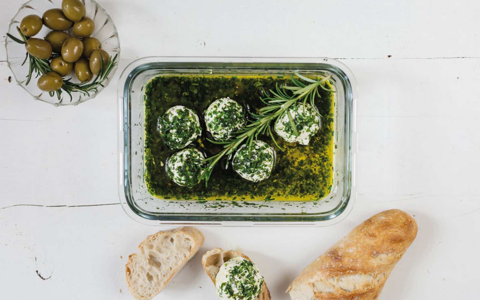 Ziegenkäse-Bällchen