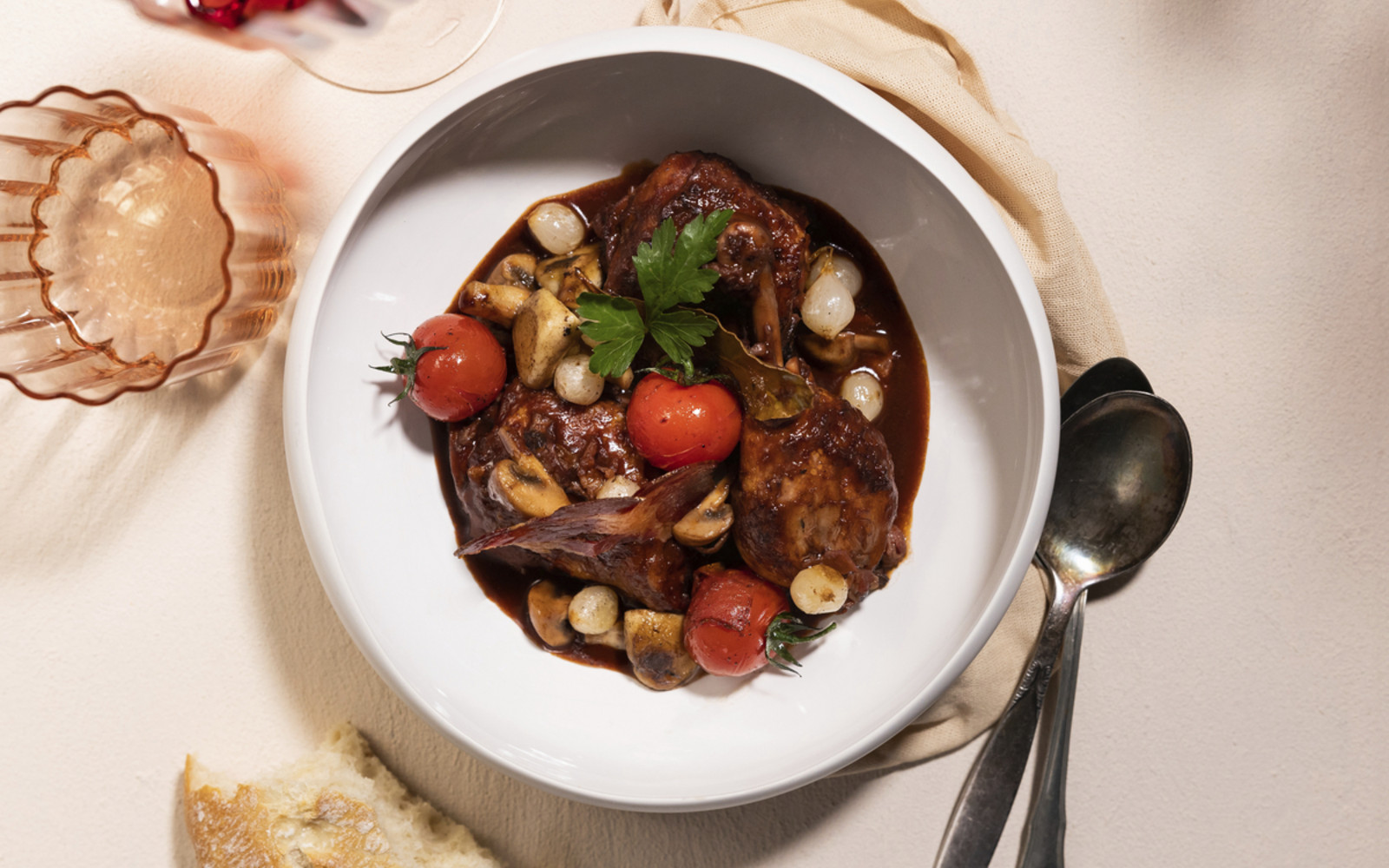 Coq au vin (von Johann Lafer)