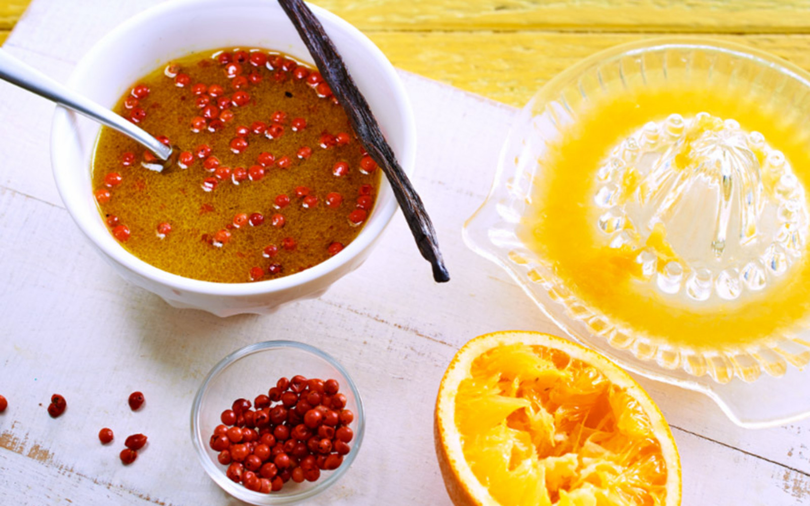 Orangen Pfeffer Marinade