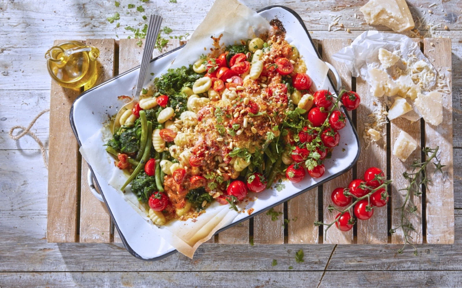 Gnocchi-Spinat-Gratin