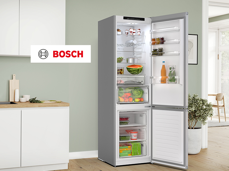 Jetzt Bosch Kühl-Gefrier-Kombination gewinnen!