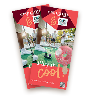 eismann Minigolf Flyer