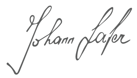 Lafer Unterschrift Lafer Unterschrift