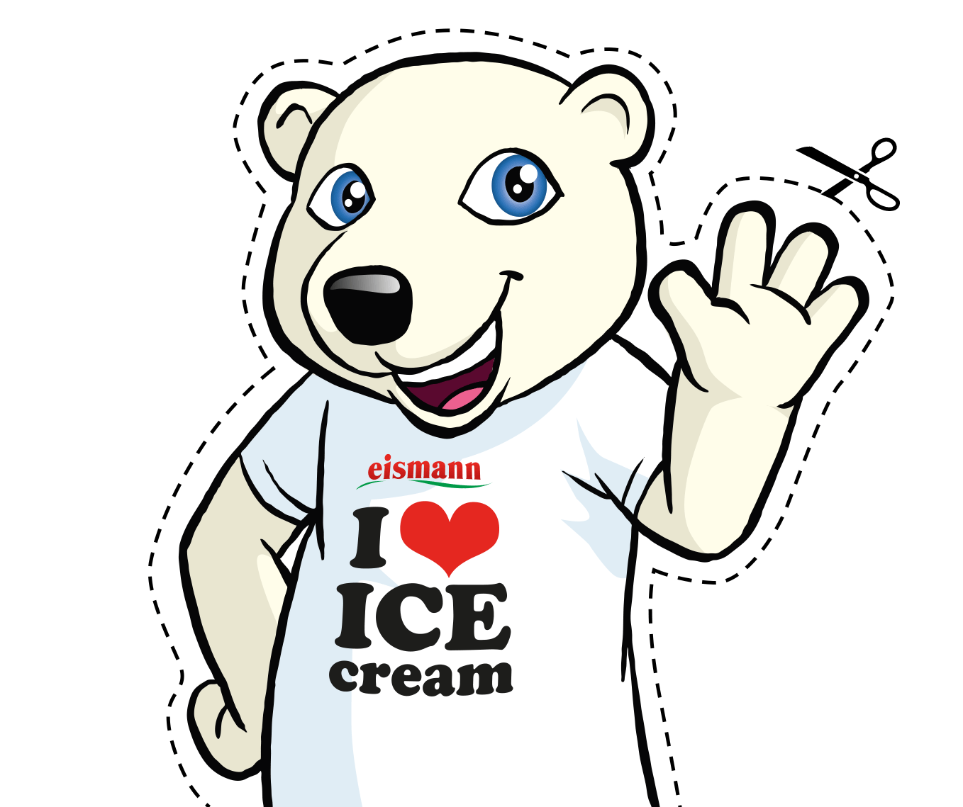 Eisbär Eisi Eisbär Eisi zum Ausschneiden